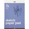 Drawing Paper Pad, A3 30x42 cm, 70 cm, White, 70sheets view 1