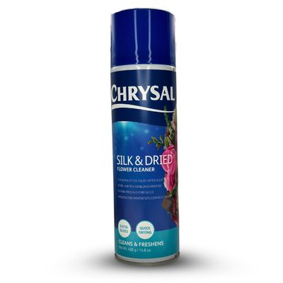Chrysal Silk & Dried Flowers Cleaner Spray (14.8 oz) - Floral Supplies For Artificial Plants - Flower Arrangements Supplies - Ideal Florist Supplies Artificial Plant accessories - Silk Plants Cleane