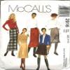 McCall's Sewing Pattern 2916 Misses Size 4-6-8 Straight Pleated Long Short Wrap Skirt view 1