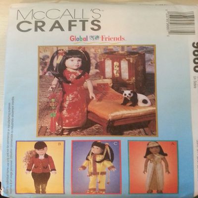 McCall's Crafts Pattern 9666 Global Friends Doll