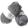 Superwash 100% Merino Wool Yarn for Knitting and Crocheting, 3 or Light, DK, Leight Worsted Weight, Drops Merino Extra Fine, 1.8 oz 115 Yards per Ball (04 Medium Grey) view 1
