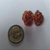 Bead, Tiny Handmade Bright Solid Copper Round Bead 12mm (2) view 2
