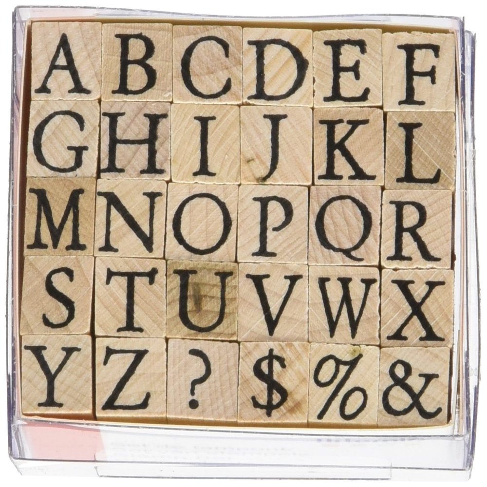 Artemio ARTA61 Stamps Set Alphabet Upper Case-1Cm