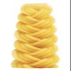 Ner Mitzvah Braided Beeswax Havdalah Candle - Wide Rounded Chevron Braid - 7" Hand Dipped Bees Wax Braided Candle - Shabbat Judaica Gift view 1