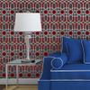 J BOUTIQUE STENCILS Moroccan Wall Stencil Tangier Allover Trellis Stencil for Easy DIY Home Decor view 1