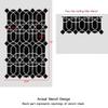 J BOUTIQUE STENCILS Moroccan Wall Stencil Tangier Allover Trellis Stencil for Easy DIY Home Decor view 3