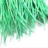 1 Yard - Aqua Green Goose Biots Stripped Wing Wholesale Feather Trim Halloween Craft Supply | Moonlight Feather view 4