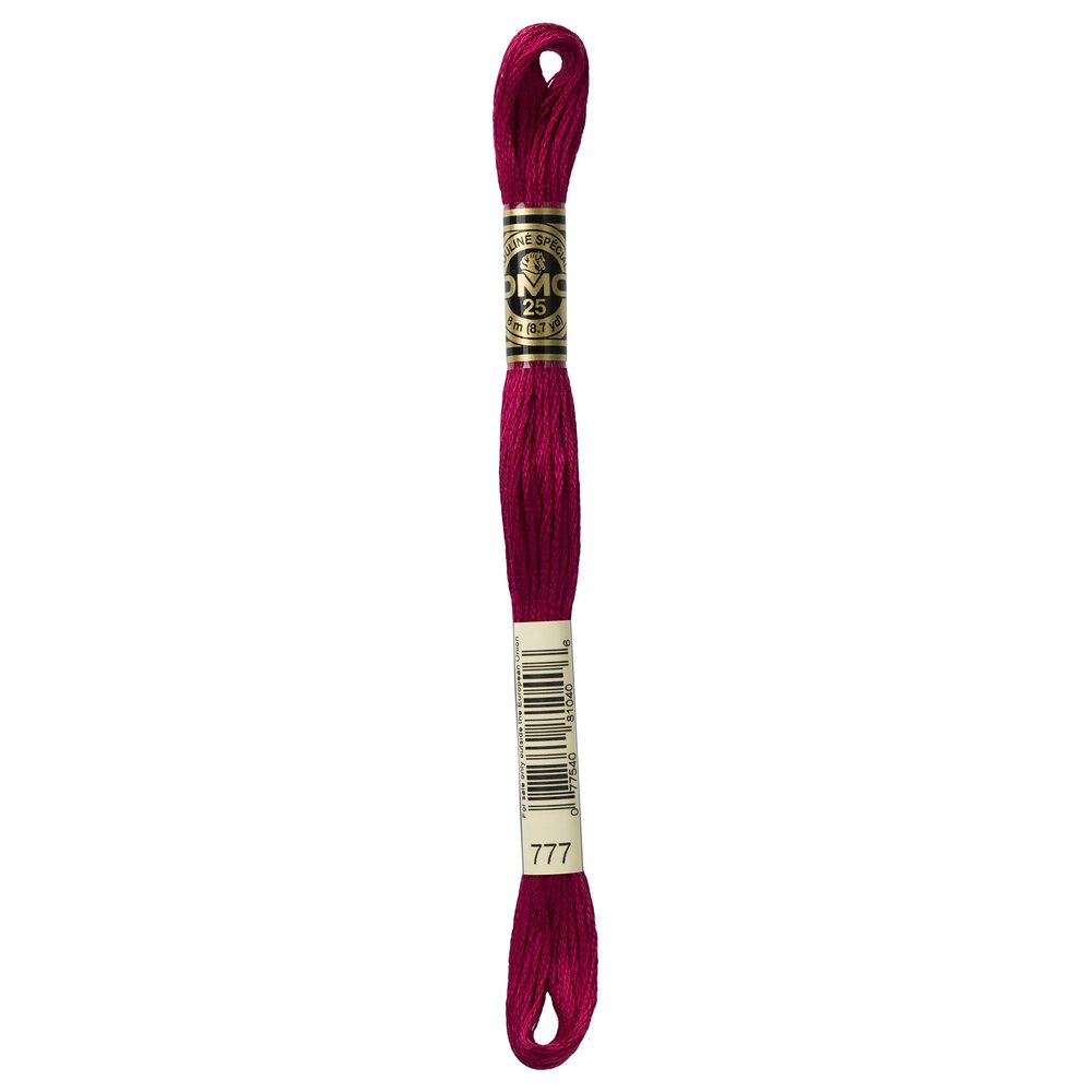 DMC Thread 6-Strand Embroidery Cotton 8.7 Yards Very Dark Raspberry Darker Than 3831 117-777 (12-Pack)