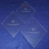 Diamond Quilt Templates 8 Inch, 9 Inch, 10 Inch Inch - Clear 1/8 Inch 60 Degree W/guideline Holes view 1