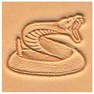 SLC Rattlesnake 3D Leather Stamp