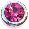Bezel Round October Floating Locket Charm view 1