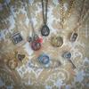 Bezel Round October Floating Locket Charm view 4