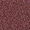 Gold Luster Amethyst 15/0 Round Miyuki Seed Beads APX 8.2 Gram Tube view 1