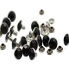 Allstarco 11mm Jet Black H101 Acrylic Rhinestone Rivets for Garments Leather, Sewing and Crafts DIY Jewelry Making in Bulk Bracelet Handbags Flipflops - 100 Pieces view 1