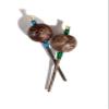 Shamans Market Peruvian Amazon Gourd Rattle for Four Directions, Small, 1 Count, Artisan Hand Crafted Shaman Tool, Native American Instrument for Sound Healing and Meditation view 3