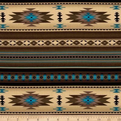 Elizabeth's Studio Sepia Yard Tucson Stone Fabric