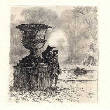 Louis Icart original etching, 1928