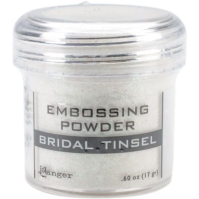 Ranger Embossing Powder, 1-Ounce Jar, Bridal Tinsel
