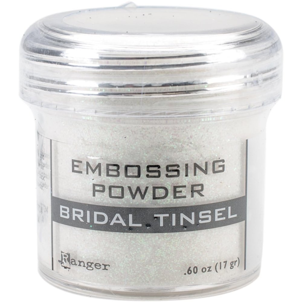 Ranger Embossing Powder, 1-Ounce Jar, Bridal Tinsel
