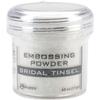 Ranger Embossing Powder, 1-Ounce Jar, Bridal Tinsel view 1