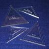 TCR Crafts 4 Pc Kaleidoscope Set - 6" & 8" 1/8" Quilting Templates - Laser Cut Acrylic view 2