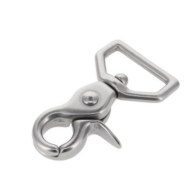 Buckleguy.com 3002A Nickel Matte, Swivel Trigger Snap, Solid Brass-LL, 1-1/2"