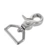 Buckleguy.com 3002A Nickel Matte, Swivel Trigger Snap, Solid Brass-LL, 1-1/2" view 3