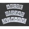RAE - 4" MEGA KIT Plastic Paint Stencils, 1/16" - Letters, Number, and Punctuation - STL-116-8048 view 1