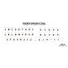 RAE - 4" MEGA KIT Plastic Paint Stencils, 1/16" - Letters, Number, and Punctuation - STL-116-8048 view 4