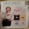 McCall's 7992 Misses Top with Appliques Size Y (XSM,SML,MED) view 1