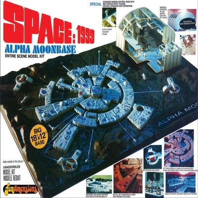 MPC MPC803/12 1/3200 Space 1999: Moon Base Alpha