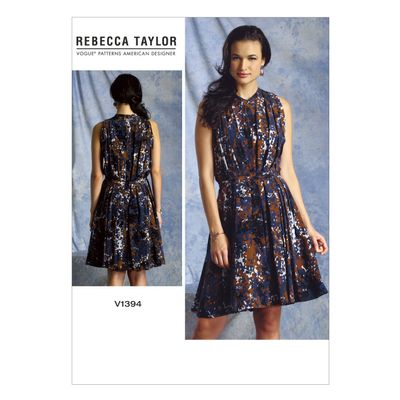 Vogue Patterns V1394 Misses' Dress Sewing Template, Size B5 (8-10-12-14-16)