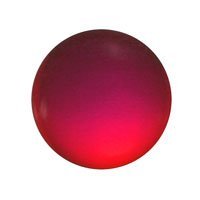Stained Glass Jewels - 15mm Round Smooth - Red