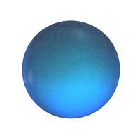 Stained Glass Jewels - 18mm Round Smooth - Turquoise