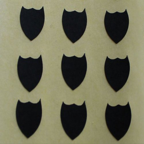 Minilabel 150 Labels, 10X8mm Shield Shape, Self-Adhesive Stickers, Shapes Black