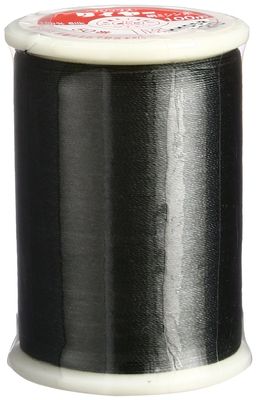 Superior Threads Tire Silk #50 3-Ply 50-Weight High Sheen Silk Embroidery Quilting Sewing Thread - 109 Yard Spool (#120 Grey Black)