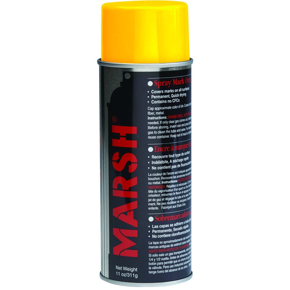 Yellow Spray Stencil Ink