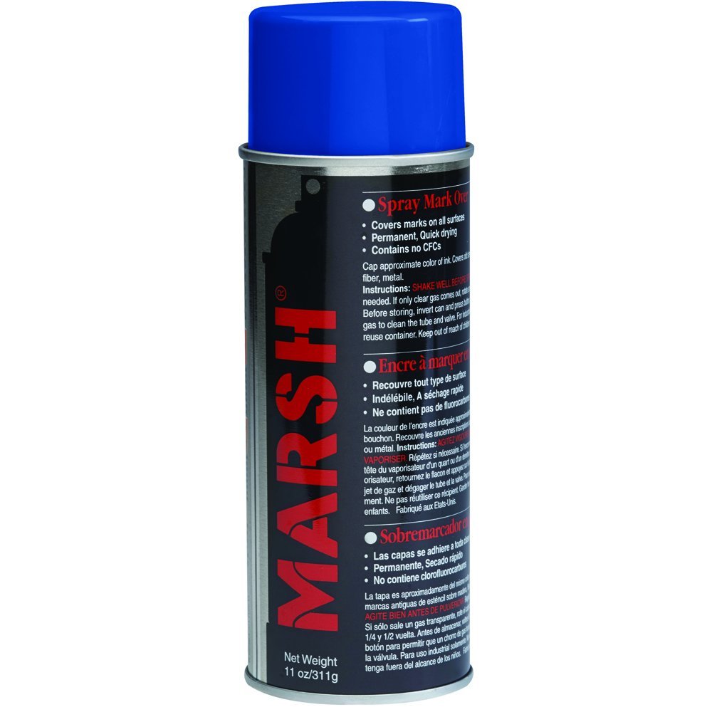 Blue Spray Stencil Ink