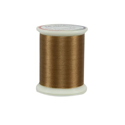 Superior Threads Magnifico 2-Ply 40 Weight Trilobal Polyester Sewing Thread Spool - 500 Yards (#2174 Toasted Almonds)