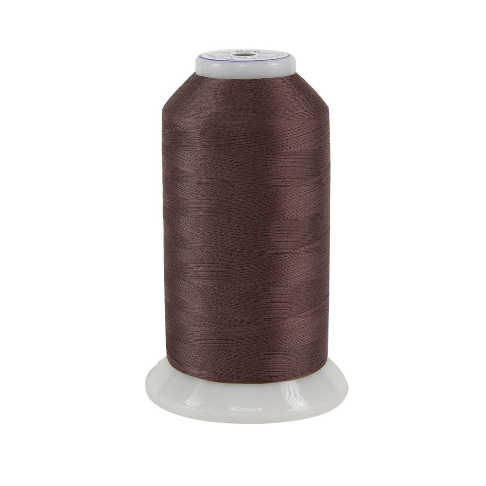 Superior Threads So Fine 3-Ply 50 Weight Polyester Sewing Thread Cone - 3280 Yards (#528 Raisin)