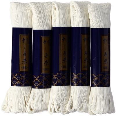 Sashiko Thread-Thin 170m 5X1 (Unbleached)