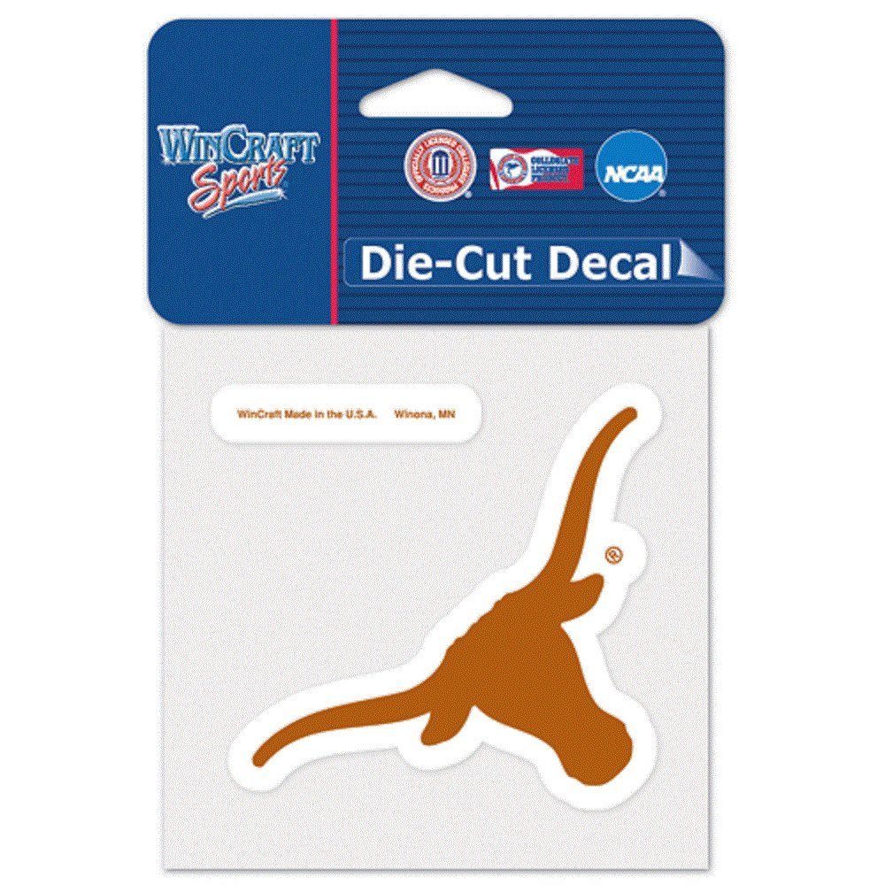 4x4. UNIVERSITY OF TEXAS 4X4 INCH DIE CUT DECAL