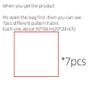 7 pcs 20" x 20" Cotton Fabric DIY Making Supplies Quilting Patchwork Fabric Fat Quarter Bundles DIY for Quilting Cotton Patchwork Cushions (Brown, 20" x 20") view 2