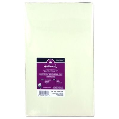 Quarter-fold greeting cardstock sheets-Package Quantity,72
