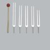TFS Tuningforkshop 5 Pc Brain Tuning Fork for Healing with Mallet+Pouch view 1