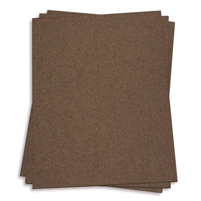 Bronze Card Stock - 8 1/2 x 11 Stardream Metallic 105lb Cover, 25 Pack