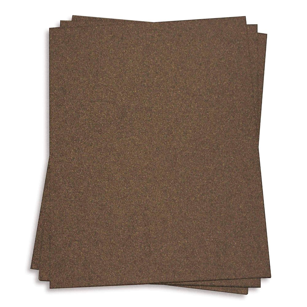 Bronze Card Stock - 8 1/2 x 11 Stardream Metallic 105lb Cover, 25 Pack