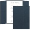 Gatefold Invitation Enclosure - 5 x 7, Metallic Lapis Lazuli, 25 Pack view 1