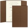 Gatefold Invitation Enclosure - 5 x 7, Metallic Bronze, 25 pack view 1