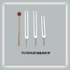 TFS Tuningforkshop 3 Pc Missing Sacred Solfeggio Tuning Fork for Healing with Mallet+Pouch view 1